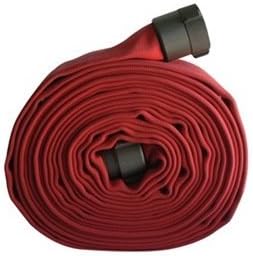 Attack Line Fire Hose, Rubber, Red by Armored Textiles