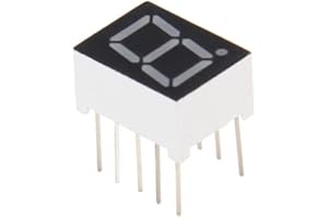 Aicosineg LED Digital Tube Common Cathode 10 Pin 1 Bit 0.75x0.5x0.31inch(LxWxH) 0.56'' Red Display Digital Tube 5161AS 20pc