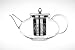 Glass Teapot Harmony, 42oz/1242ml with Tea Warmer Cozy Lead Free Special Glass No Drip by Tea Beyond