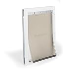 Petsafe large freedom aluminium pet door, premium White (729849108615)