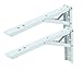 2 Pcs 90 Degree Spring Loaded Folding Support Shelf Bracket 10