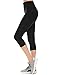 Ekouaer Women's Yoga Capris High Waist Tummy Control Pants w Pocket Leggings