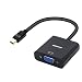 Mini DisplayPort to VGA, Benfei Mini DP Display Port to VGA (Thunderbolt Compatible) Male to Female Adapter Compatible for ThinkPad SurfacePro PC primary