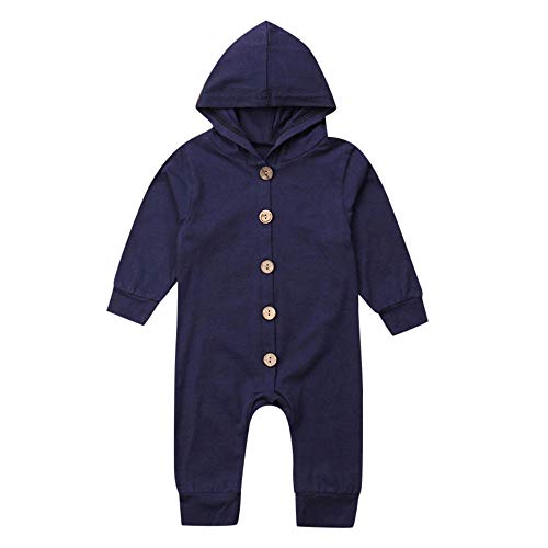image for Kshion Toddler Infant Newborn Baby Girl Boy Long Sleeve Solid Hooded J
