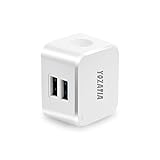 YOZATIA 2 Ports USB Travel Wall Charger - White