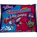 Sweetart Wonka Cherry Lollipops 2-30 Packs (60 Lollipops)