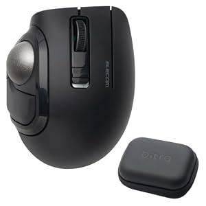 エレコム トラックボールマウス bitra 静音 親指操作 Bluetooth 無線2.4GHz 2台マルチペアリング M-MT1MRSABK