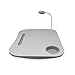 ProHT Multi Purpose Lap Desk with 5 LED Lamp and Cupholder, 5-LED lamp Illumination Angle Adjustable, Foam Bed Cushion Provides a Comfortable Workstation That goes Where You gothumb 3