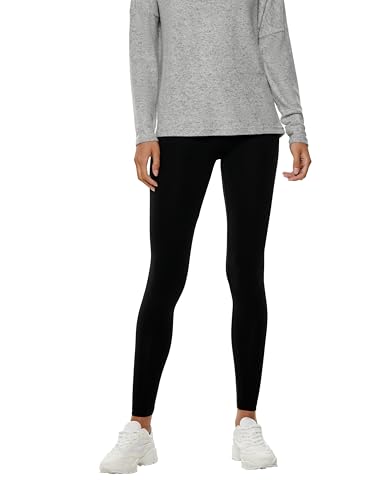Live Love Life Leggings Mujer Leggins Negro 95% algodón, 5% elastán Estrechos