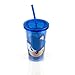 JUST FUNKY The Hedgehog Carnival Cup | 16oz Blue Plastic Travel Container | Featuring a Winking Sonic the Hedgehog | Officially Licensed