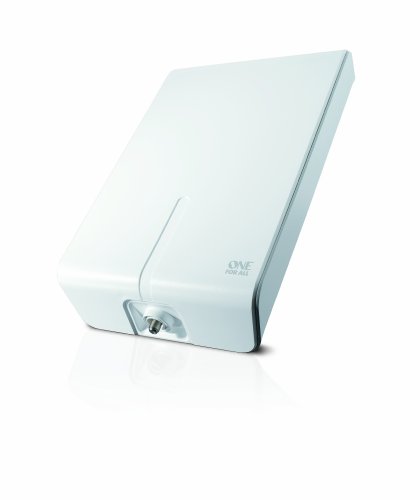 Antenne Full Hdtv Extérieure Amplifiée De One For All - D'Excellente Performance Pour Dvb-T Tnt Numérique Et Analogique TV Signaux - 50Km Range - Installation Aisée Avec 10 Mt. Câble Coaxial - Sv9455