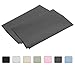 Luxury Egyptian Cotton 300 Thread Count 2-Piece Pillowcase Set 21 x 30 Inch - Standard, Gray