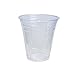 GUSTO Clear Plastic Cups with Flat Lids [12 oz - 50 Count] - Disposable Iced Coffee Cups with Lids - PET Plastic Cold Cups for Smoothies, Juices & To-Go Drinks - Formerly Comfy Package