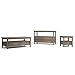 SIMPLIHOME Warm Shaker SOLID WOOD 48 inch Wide Transitional Transitional Modern Console Sofa Entryway Table in Distressed Grey with Storage, 4 Drawers, for the Living Room, Entryway and Bedroom