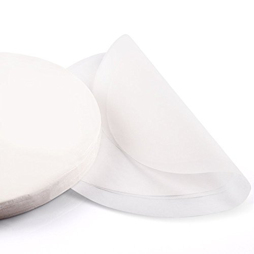 Parchment Paper Rounds, 200 Pre-cut Non-Stick Round Parchment Paper, Baking Paper Liners Round for Cooking, Oven,Air Fryer, Cheesecake and Round Cake Pans (8 Inch)