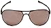 Oakley Men's Plaintiff OO4057-07 Polarized Aviator Sunglasses,Matte Black Frame/Black Iridium Lens,One Size