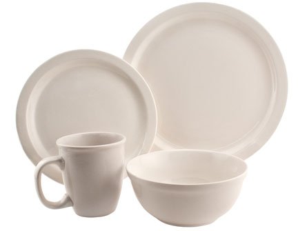 Empire Collection EMP8300 Sierra Dinnerware Set, 16-Piece (Pack of 16)