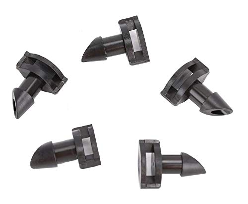 Haofy 200 Pcs Micro Sprayer 360 Degrees Drip Irrigation Atomizing Refraction Nozzle Micro Sprayer for Garden Use, Greenhouse, Agriculture, Lawn, Garden And Sprinkler Irrigation