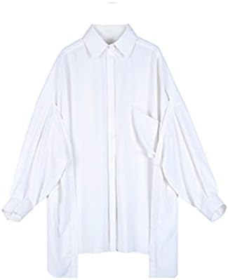 Amazon Sasa ササ ボリュームアームバックロングシャツブラウス ホワイト M シャツ ブラウス 通販