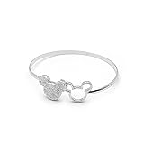 1 X Fashion Women Jewelry Solid 925 Sterling Silver Bangle Bracelet Gift
