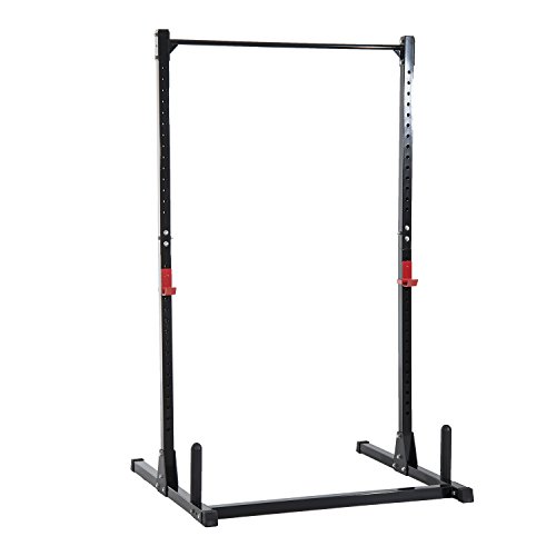 UPC 799932996016, Soozier Adjustable Power Rack Exercise Stand - Black