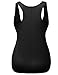 MBE Women's Super Strech Soft Cotton Spandex Sleeveless Tank tops