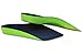 KidSole 3/4 Length Neon Shield Arch Support Insole for kids with foot pronation, flat feet, or any other undiagnosed arch support issues (Kids Size US 0-3.5)