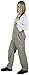 Rosies Work Wear Overalls for Women| Work & Gardening Cotton Bib Overalls with Knee Pads & Multiple Tool Pockets (Small, Tan)