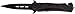TAC Force TF-719BK Assisted Opening Folding Tactical Knife 4.5-Inch Closed, Black Blade, Black Handle