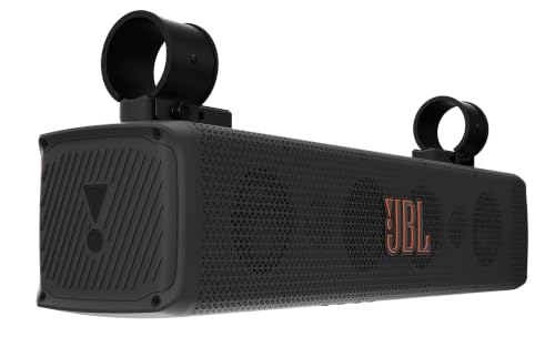 JBL RallyBar S 21 Bluetooth Universal Outdoor Vehicle Soundbar with Built-In 150W RMS Class D Amplifier, IP66 Water Dust Resistance, Party and Broadcast Mode, AUX, USB Pro Sound Performance