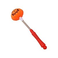 WPOtee Halloween Flashing Luminous Pumpkin/Skull Hand Stick Decoration Costume Props Supports for Kids/Adults Attending Cosplay Party, Perfect for Masquerade Parties, Toy Gifts (B)