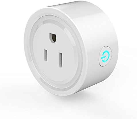 Super Mini Smart Plug ,Helet Wifi Smart Socket Work With Amazon Alexa Echo ,Google Home .Remote Control ,Support Voltage 100-240V (One pack)