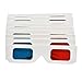 Tralntion 10pcs/Set Universal Paper Anaglyph 3D Glasses Red Blue Cardboard Movie Game DVD Video TV 3D Glassesthumb 3