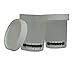 4oz. (120ml) Sterile Graduated Specimen Cups with Temperature Strip - Individually Wrapped - Screw-on Cap - Pack of 40