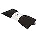 Lavender Eye Pillow - Migraine, Stress & Anxiety Relief - #1 Stress Relief Gifts for Women - Made in The USA, Organic Flax Seed Filled! (Black - Organic Cotton)