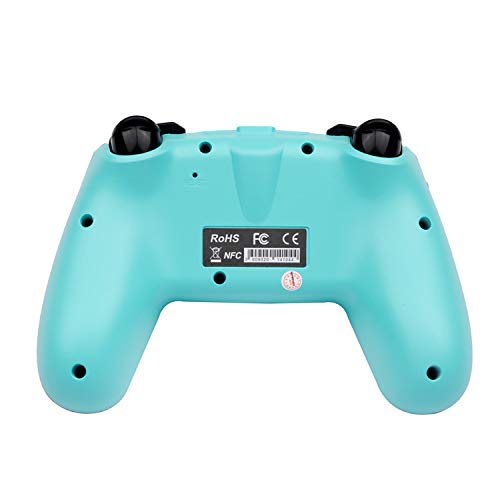 eLUUGIE Wireless Switch Pro Controller Gamepad Joypad Remote Joystick for Nintendo Switch Console with Gyro and Gravity Sensor/Dual Vibration Turbo/Capture Function (Green)