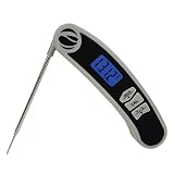 Eco4us - Digital Meat Thermometer, Folding Thermometer, Quick Read Thermometer With Stainless Steel Probe