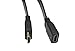 CERRXIAN HDMI Extension Cable 1FT Flat Slim High Speed HDMI Extender Cable A Male to A Female Cord(Black)