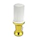 CCbeauty Neck Duster with Powder Salon Barber Professional Neck Hair Brush Haircut Clearning Brush Sweeping Hair Tool,Gold