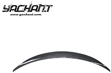 YachantDry Carbon Fiber Trunk Boot Lip Fit for 2015-2018 MB W205 C Class & C63 Sedan YC Design Style Rear Spoiler Wing