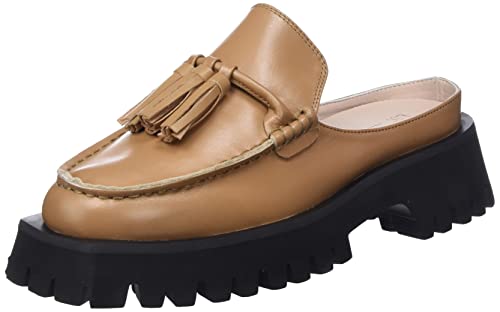 L37 HANDMADE SHOES Viva Forever, Sandalia Mujer, marrón, 40 EU