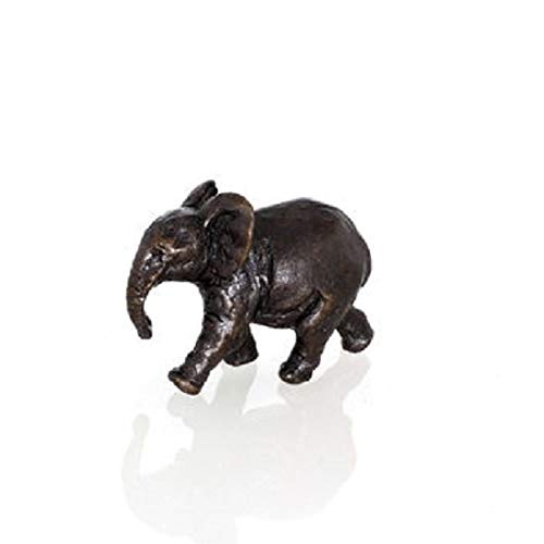Butler & Peach - Solid Bronze Miniature Elephant