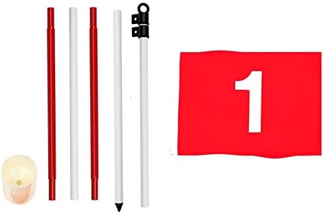 Breeezie Golf Pin Flags For Standard Golf Course Putting Green Flags Golf Flagsticks Practice Hole Cup With Flag