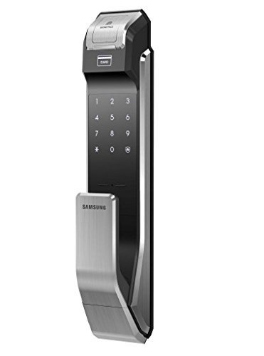 Samsung-Digital-Door-Lock-SHS-P718LBKEN-Fingerprint-Push-Pull-Two-Way-Latch-Mortise-ENGLISH-VERSION-Morise-AML320