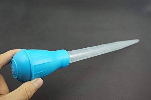 Aquarium Pipette Dropper for chemical use dropper or pipette barbecue Water Changer Or Aquarium fish tank cleaning Coral Target Feeder Gravel Straw(30ml)