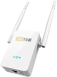 SETEK WiFi Range Extender Signal Booster to 2500 FT, 300 MBPS Wireless Internet Amplifier - Covers 15 Devices with 4 External Advanced Antennas, 5 Working Modes, Overvoltage Protection, LAN/Ethernet
