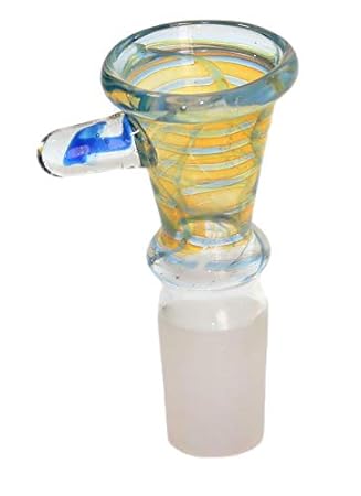 budawi® - Glas Kopf Ø 18,8er Farbwechsend für die Glasbong, Tabakkopf Adapter Chillum, 18,8mm Stecksysteme