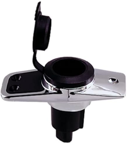 thumbnail interactive-video image 1 of Perko 1212DP2CHR Removable Bi-Color Marine Pole Light – 12.5” Chrome Utility Light For Boats 1 of 9