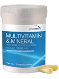 Pharmax - Multivitamin & Mineral Without Copper & Iron (Adult Formula) - Supports Good Health* - 120 Vegetable Capsules