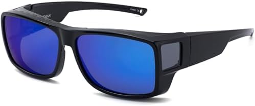 Medium Polarized Fit Over Sunglasses, UV400 Scratch Resistant, Over Eyewear Fit Over Polarized Sunglasses: UV400 Wrap main image 4